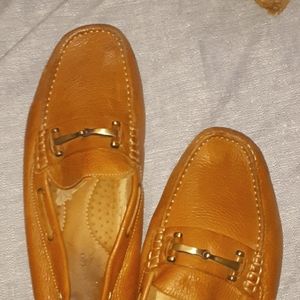 Tan Calf Skin Loafers